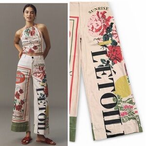 Maeve The Ettie Printed Cropped Pants Women’s 31